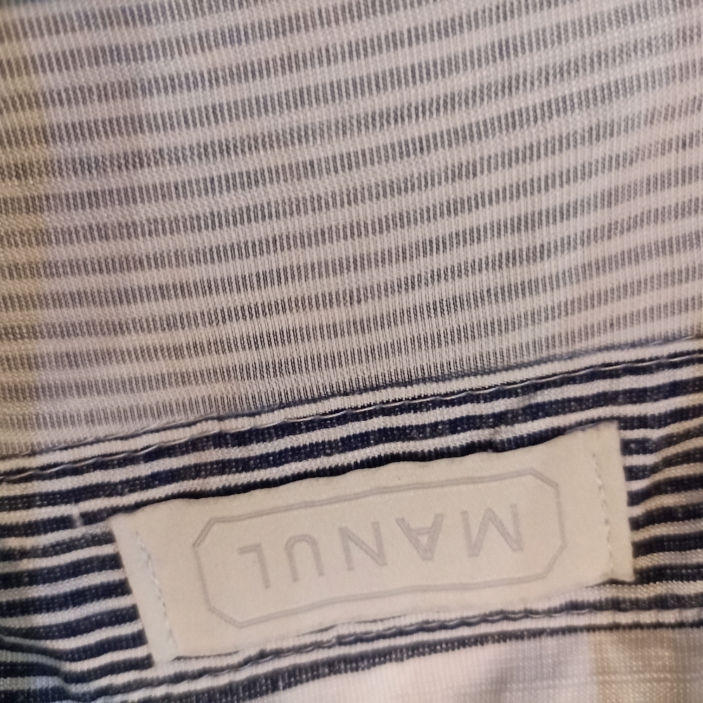 Stylish striped linen crop top( size L) - Picture 5 of 11